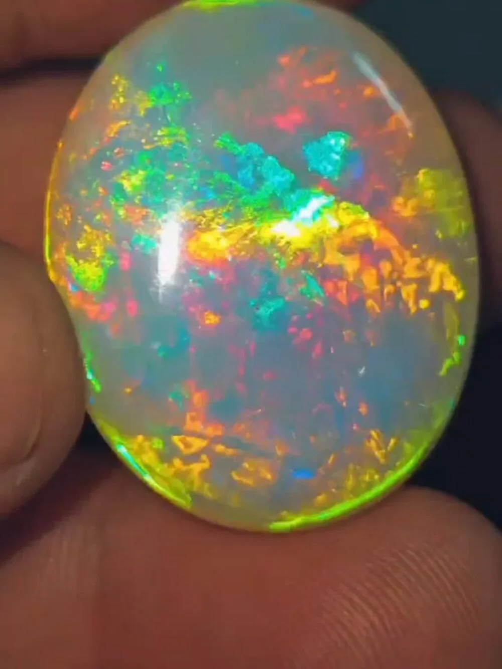 48.55 carat AAAA quality natural Ethiopian opal Cabochon